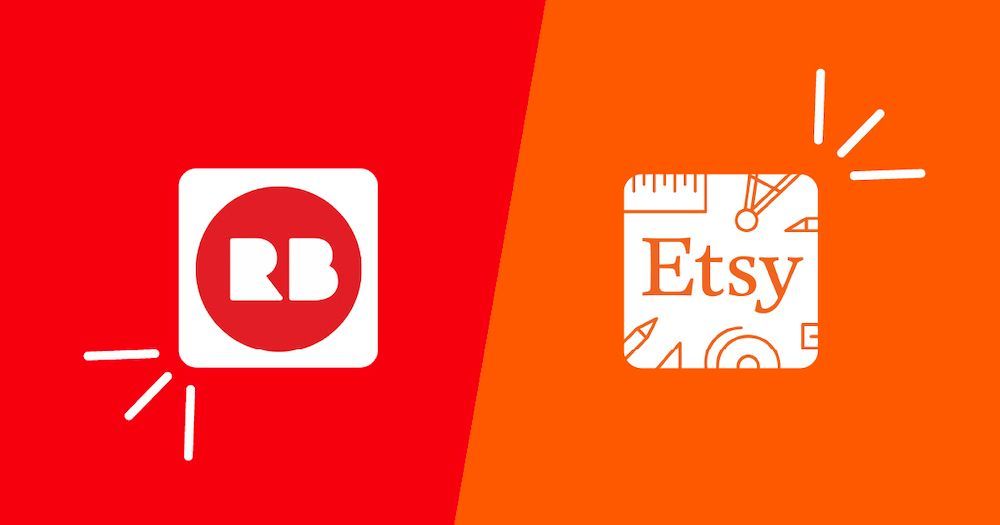 Redbubble vs Etsy: Elegir un mercado para vender tu arte