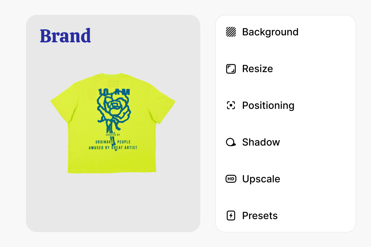 Fine-tune logo placement on individual images