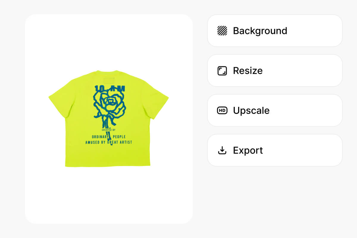 Crop, compress, and upscale in one session