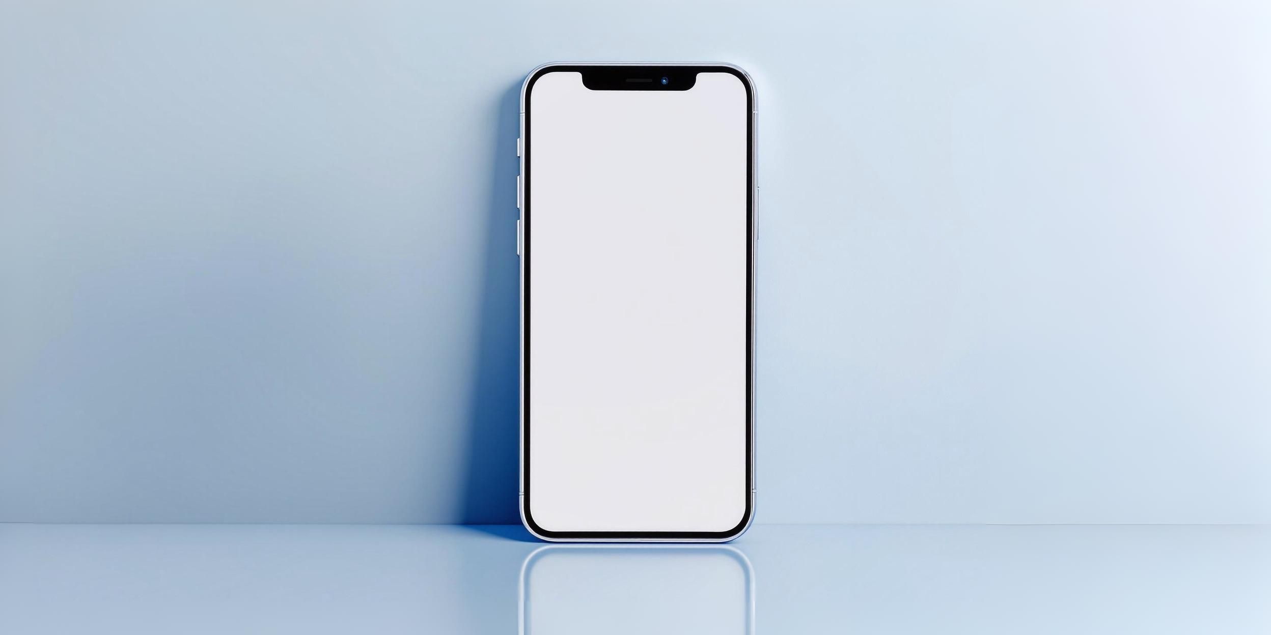 iPhone mockup hero image