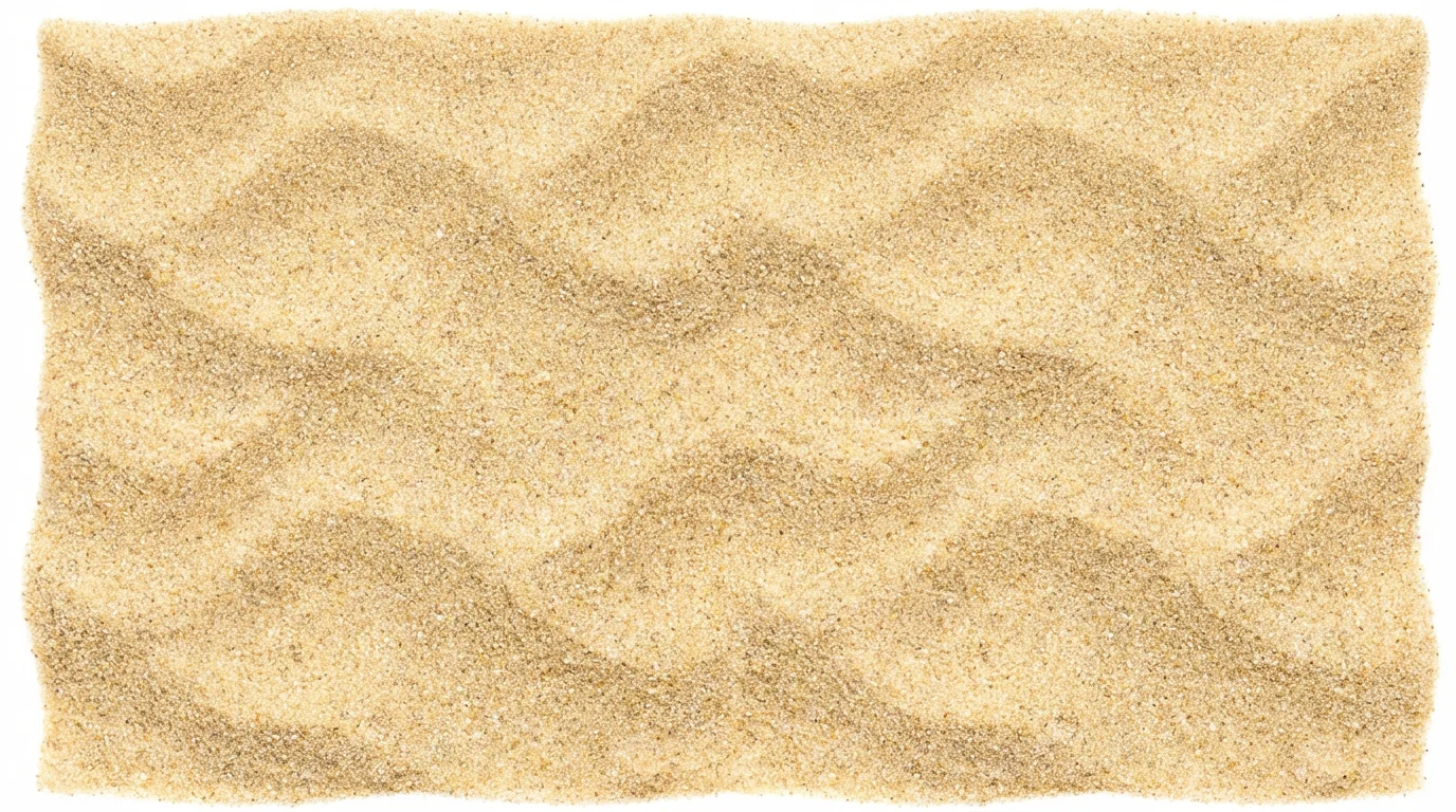 A high-resolution, tileable texture of fine, golden sand viewed from directly above, showing gentle, natural ripples.