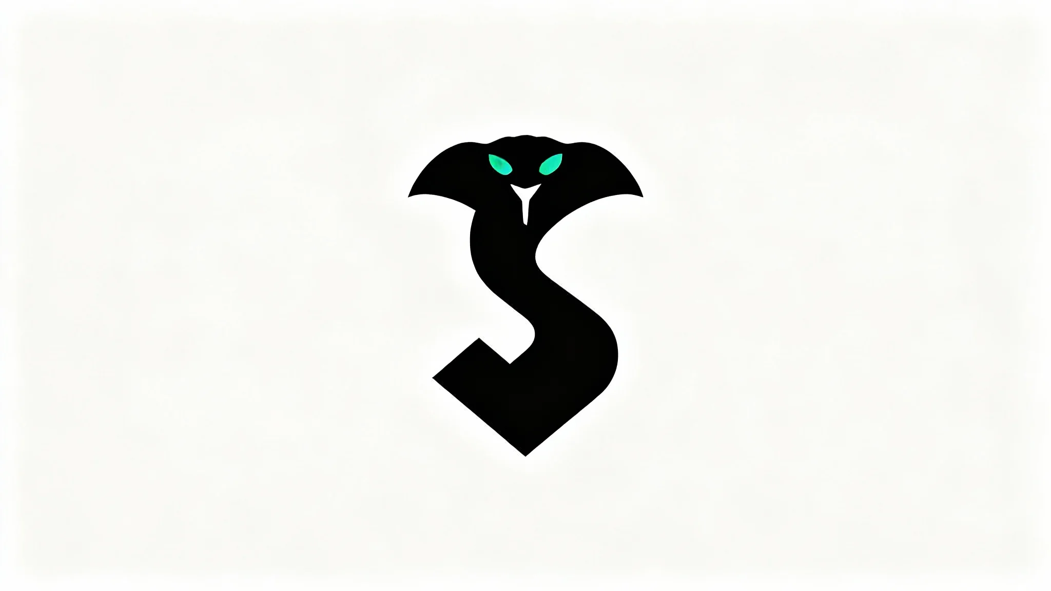 A modern, minimalist vector logo of a black and emerald green cobra in an S-shape, displayed on a clean white background.
