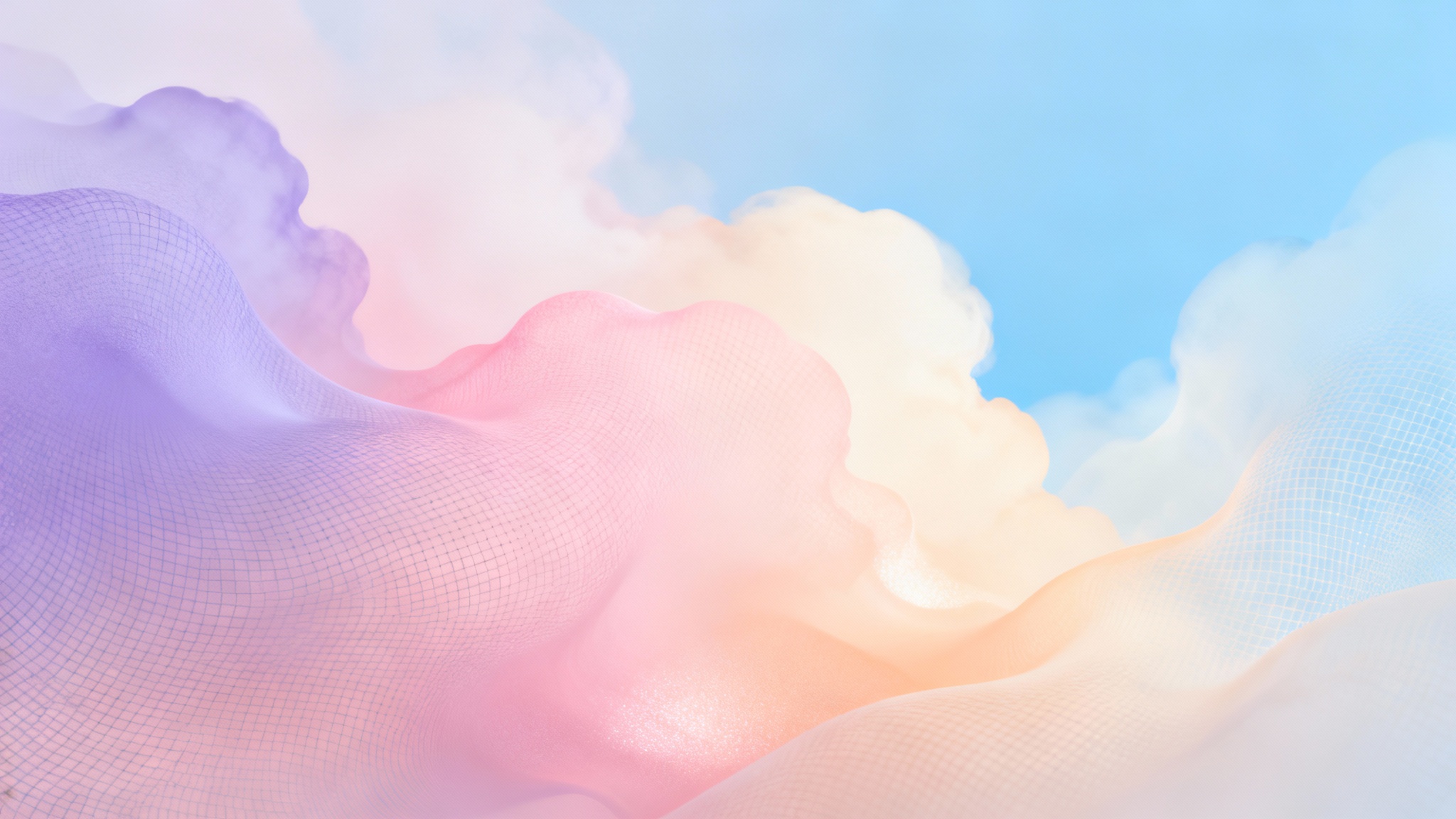 A beautiful abstract gradient background with a soft, smooth blend of pastel pink, purple, and blue, creating a calm and modern aesthetic.