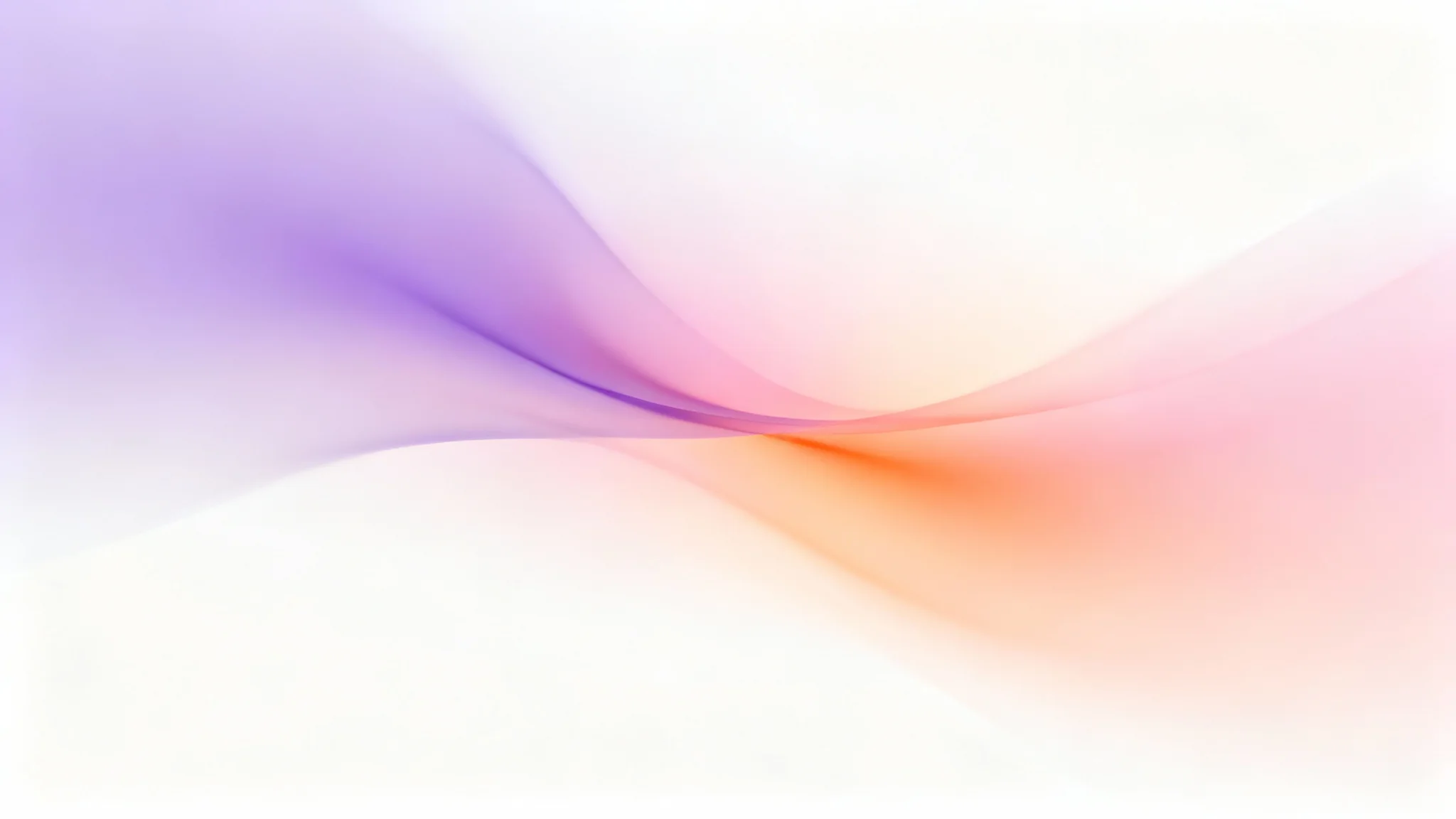 An abstract blurred gradient background with soft, blending shades of lavender, pink, and orange, displayed cleanly on a white background.