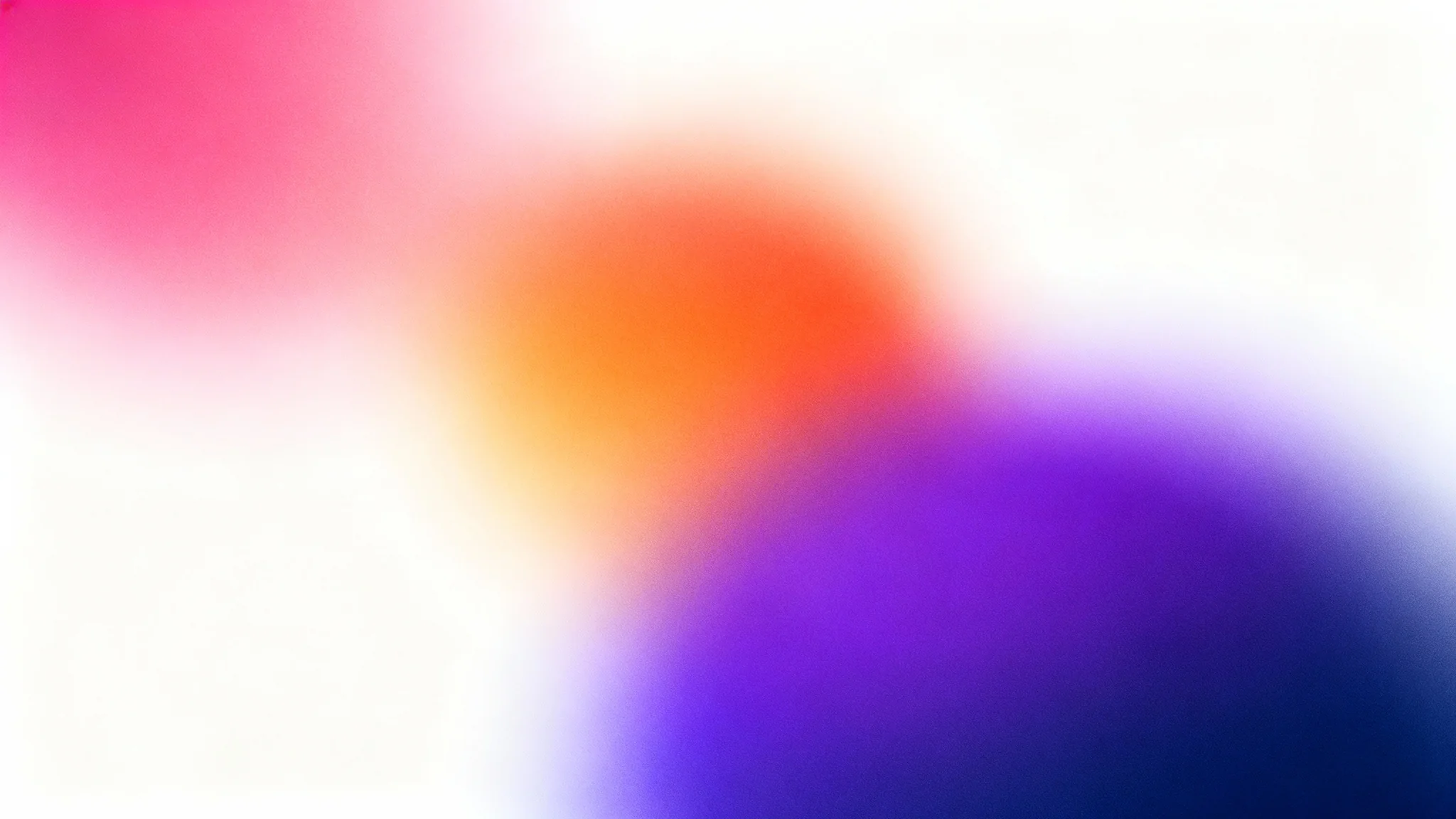 A beautiful, minimalist blurred gradient background transitioning from soft pink and vibrant orange to a deep purple and blue, creating a smooth, ethereal effect.