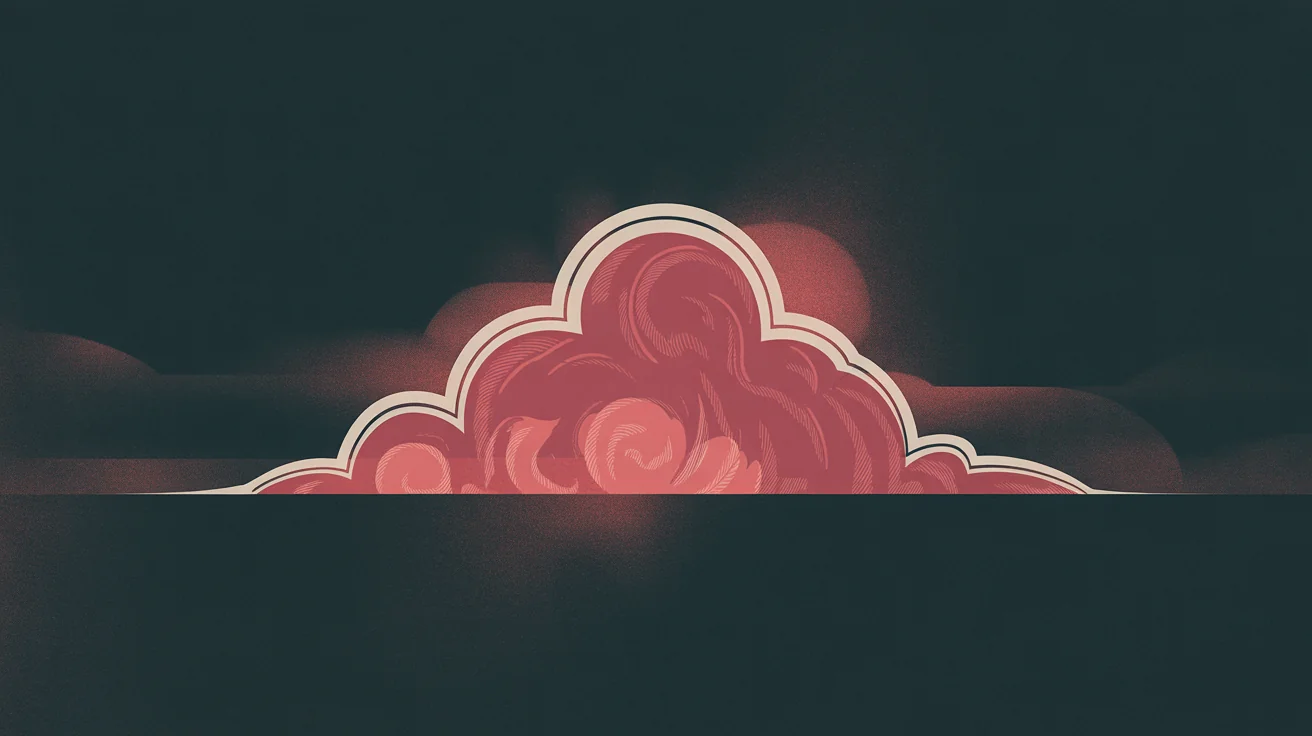 A dark anime-style Twitter banner mockup featuring the Akatsuki's iconic red cloud on a charcoal black background, presented against a white backdrop.