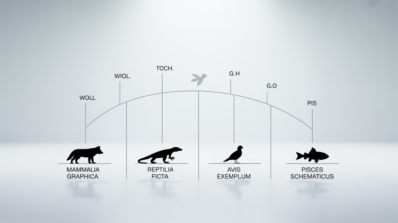 A scientific cladogram illustrating the evolutionary relationships between different animal species, shown as a clean, modern diagram on a white background.