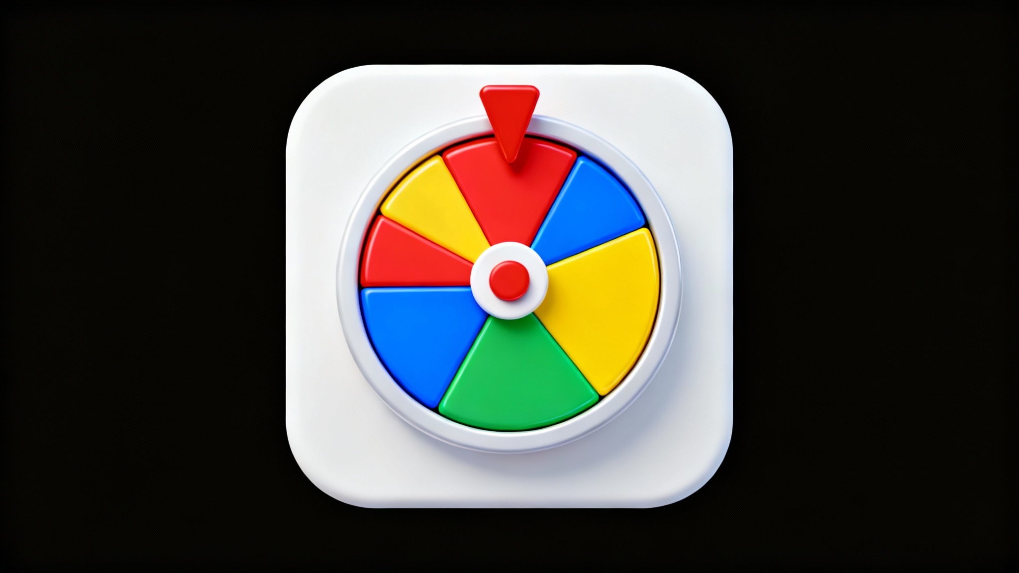 A colorful 3D icon of a wheel of fortune, symbolizing prizes and gamification, set against a plain white background.