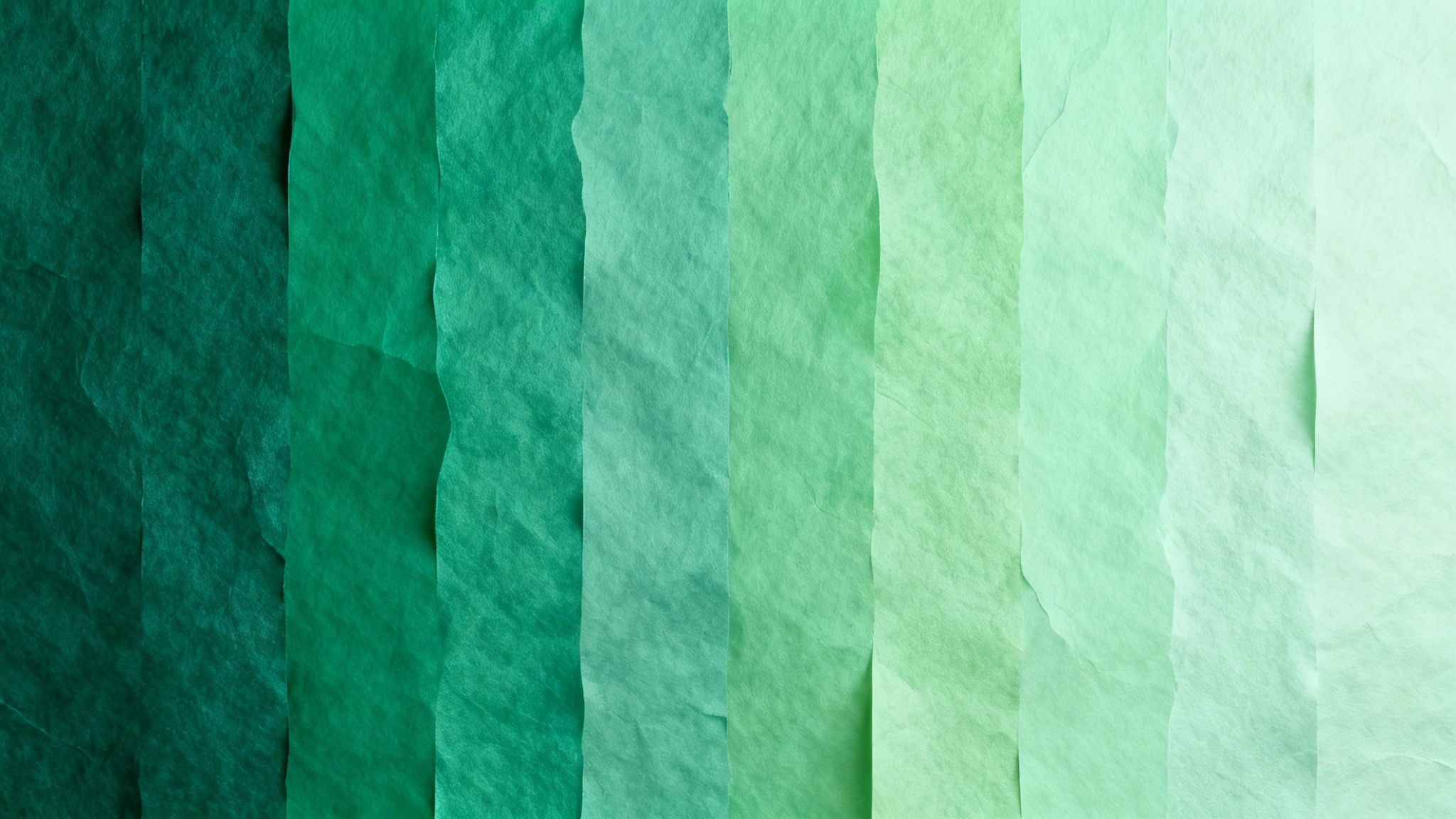 A high-resolution image of a textured background with a vertical gradient from dark emerald green at the bottom to light mint green at the top.