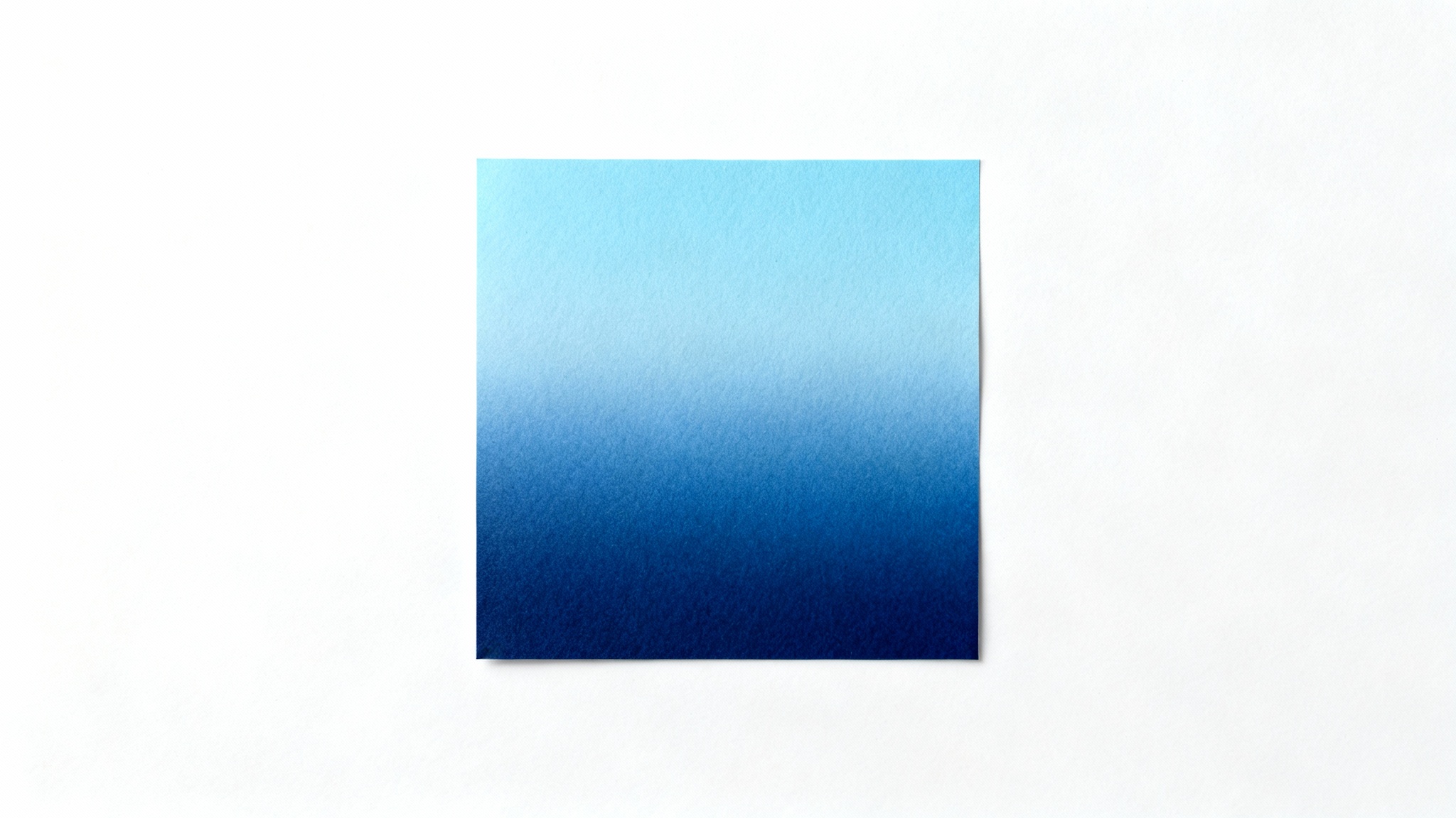 An abstract, minimalist image of a smooth blue gradient background, transitioning from deep navy to a lighter cerulean blue.