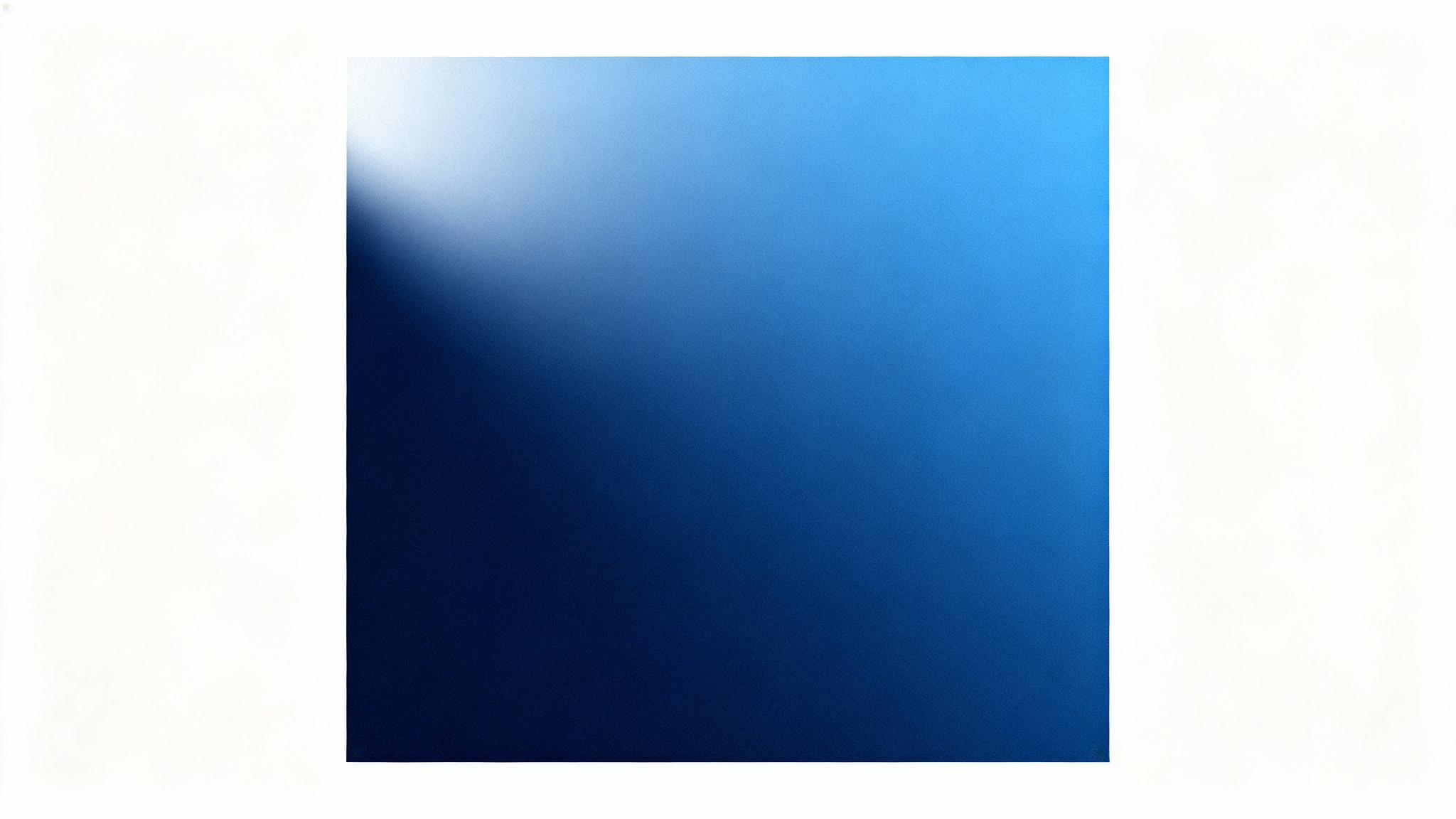 A modern, minimalist blue background with a subtle gradient from navy to royal blue and a fine texture, shown against a clean white background.