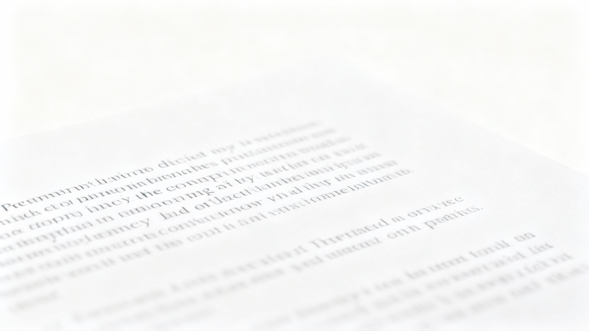 A close-up photograph of a sheet of paper with clean, printed text, demonstrating the final result of a marker removal tool where all marker stains have been completely erased.