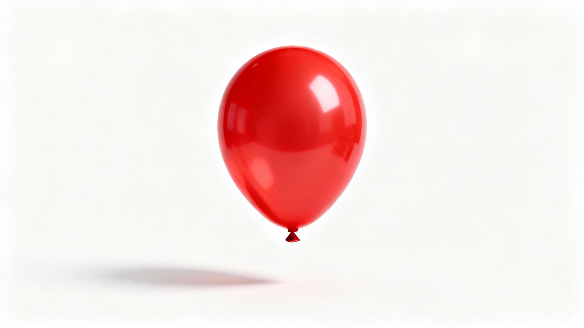 A single red balloon floating in front of a grey and white checkerboard pattern, symbolizing a transparent background.