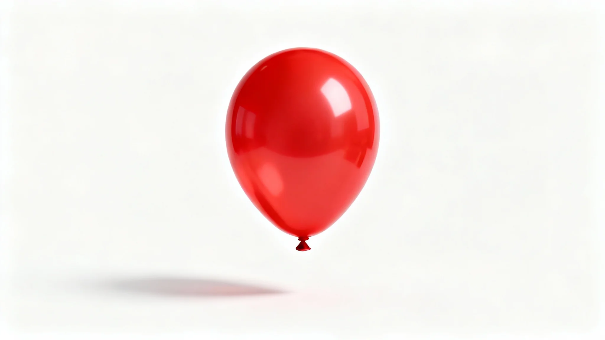 A single red balloon floating in front of a grey and white checkerboard pattern, symbolizing a transparent background.