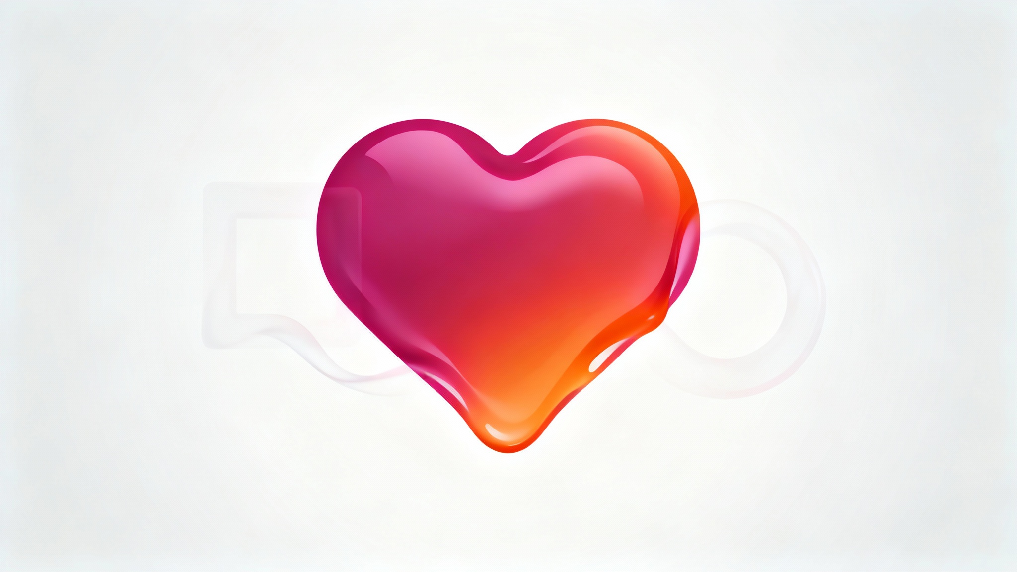 A vibrant illustration depicting a keyframe from a shape morphing animation. A brightly colored shape, part star and part heart, is shown in mid-transition against a light background, with faint outlines of other shapes indicating movement.