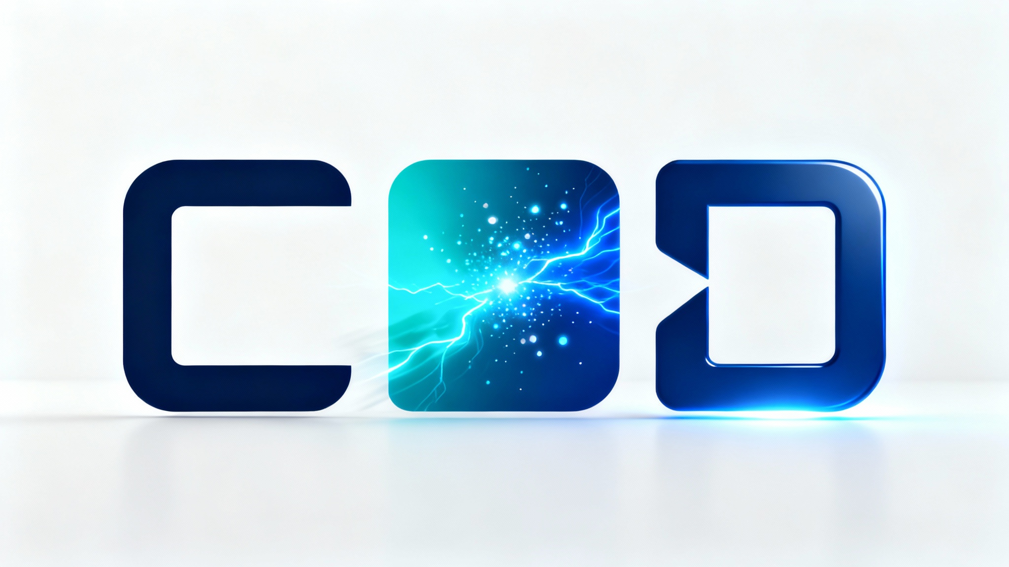 A stylized geometric bird logo shown in three phases of animation, from outline to a fully rendered, glowing icon, against a clean white background, representing the process of logo animation.