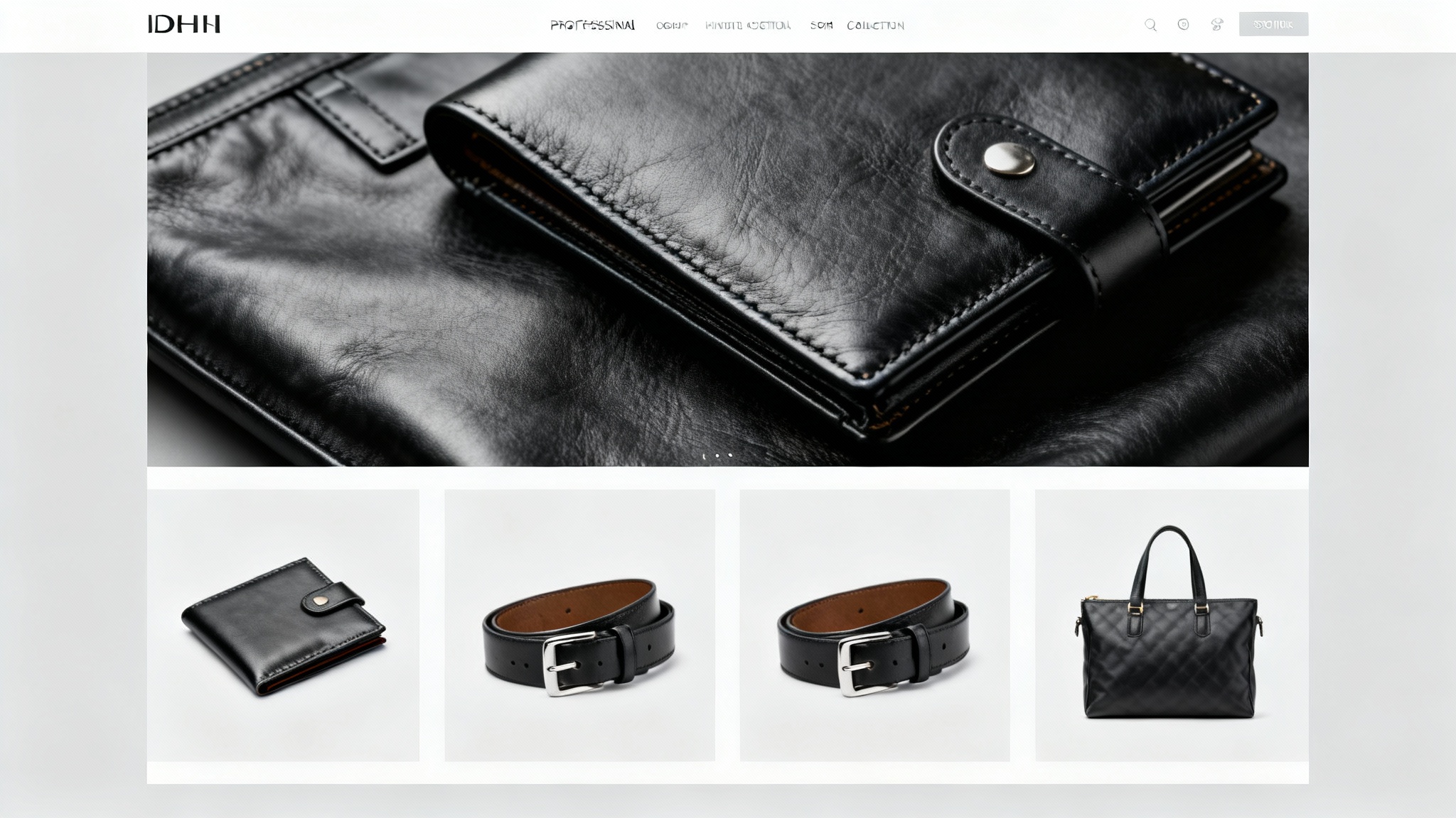 A collage of perfectly resized e-commerce product images for a Shopify store, including a large banner and square product photos, demonstrating a clean and professional layout.