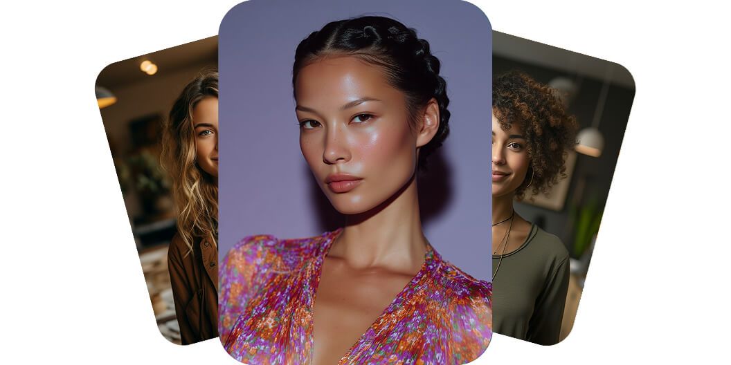 AI portrait generator hero image